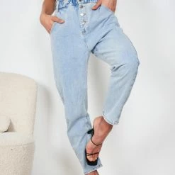Style Box CLOTHING Sybil Jeans - Light Blue