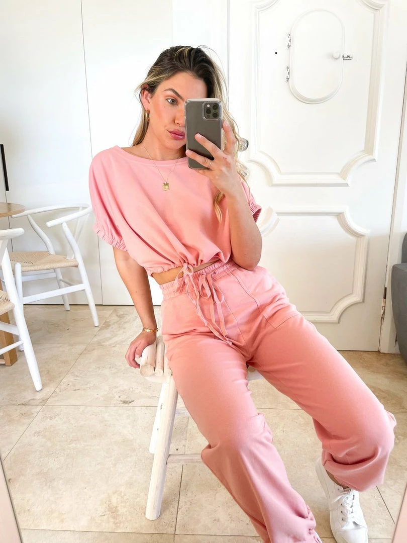 Evermore Fashion Ethna Pants - Pink CLOTHING 4 Evermore Fashion Ethna Pants - Pink CLOTHING