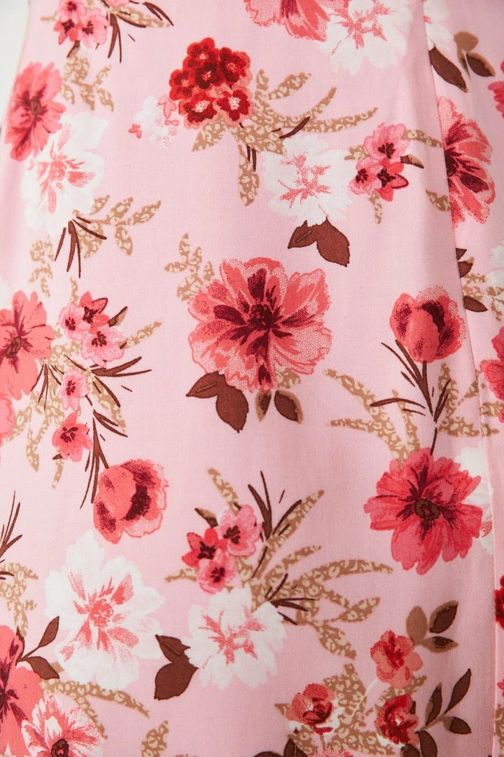 Wild Ginger Fall For You Dress - Pink Print 9 Wild Ginger Fall For You Dress - Pink Print