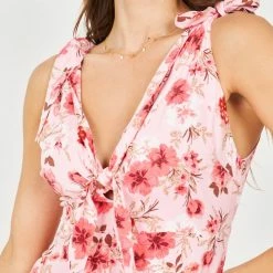 Wild Ginger Fall For You Dress - Pink Print 14 Wild Ginger Fall For You Dress - Pink Print