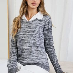 Dream House Federica Jumper - Grey CLOTHING
