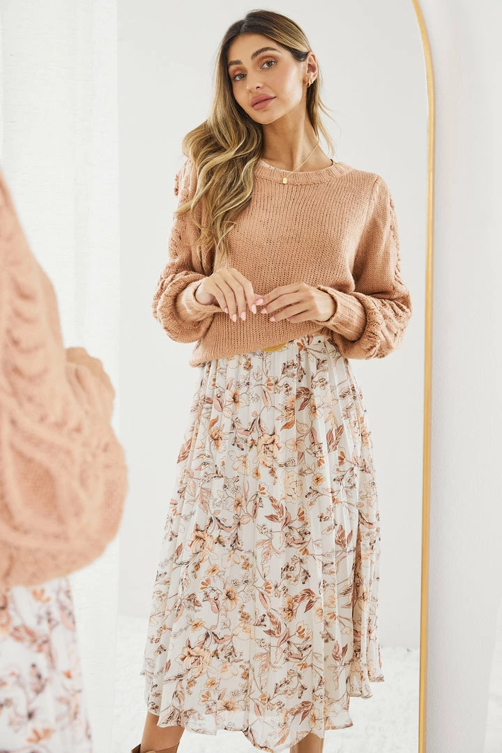 White Closet CLOTHING Felisa Jumper - Tan 3 White Closet CLOTHING Felisa Jumper - Tan