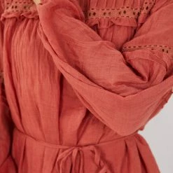 Rock Denim CLOTHING Ferrera Dress - Rust