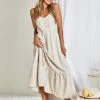 Style Box CLOTHING Filter Dress - Beige Stripe 2 Style Box CLOTHING Filter Dress - Beige Stripe