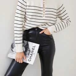 HQ Fashion Fira Knit - Black Stripe