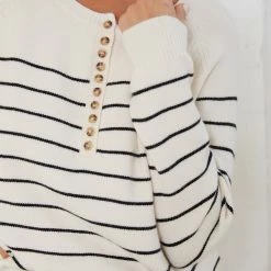 HQ Fashion Fira Knit - Black Stripe