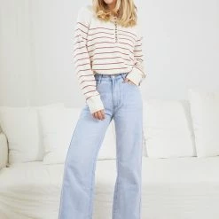 HQ Fashion CLOTHING Fira Knit - Rust Stripe 13 HQ Fashion CLOTHING Fira Knit - Rust Stripe