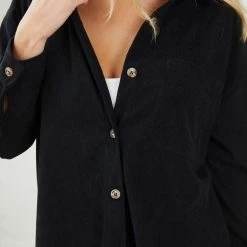 Miracle Fashion Florie Shirt - Black CLOTHING 15 Miracle Fashion Florie Shirt - Black CLOTHING