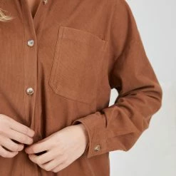 Miracle Fashion Florie Shirt - Chocolate