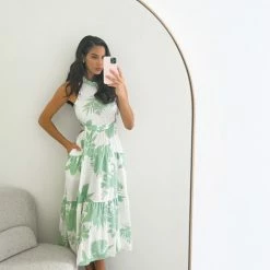 Desire Froella Dress - White Print