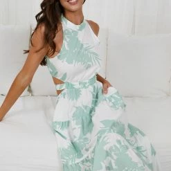 Desire Froella Dress - White Print