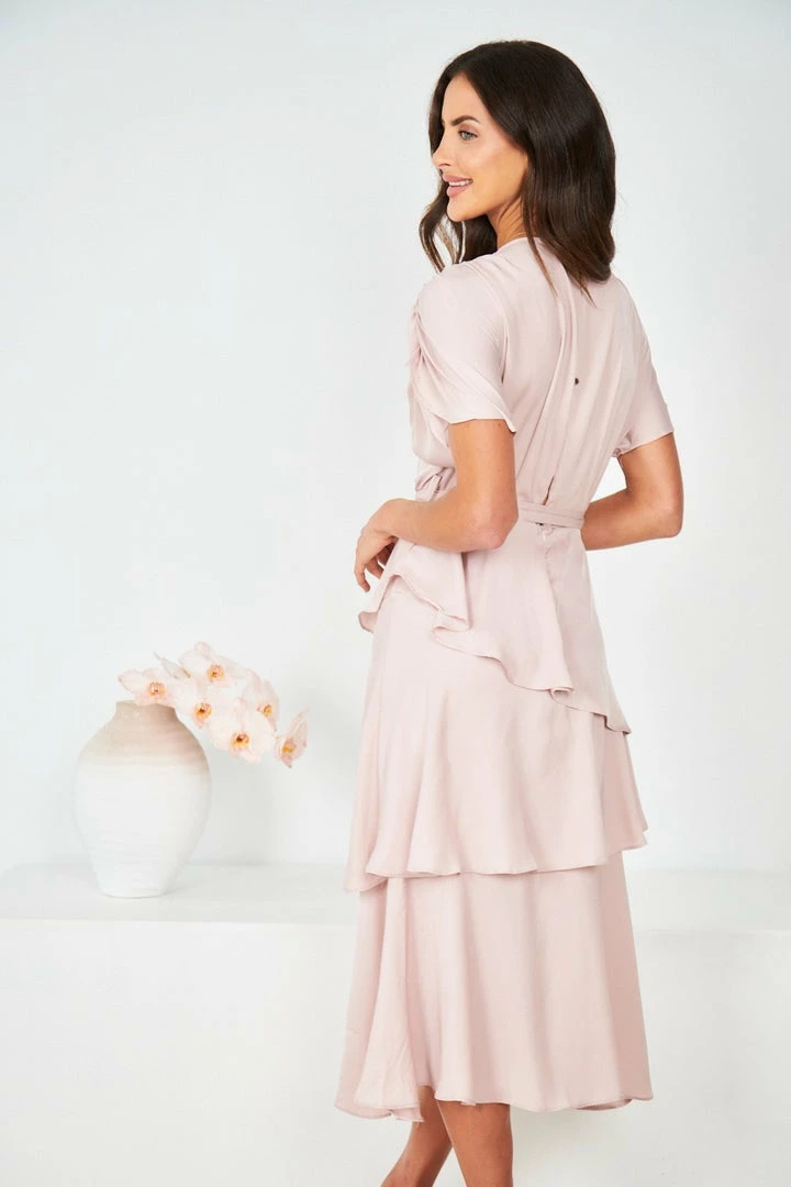 Spicy Sugar CLOTHING Gabbie Dress - Blush 4 Spicy Sugar CLOTHING Gabbie Dress - Blush