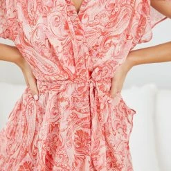 Spicy Sugar Gabbie Dress - Red Paisley 15 Spicy Sugar Gabbie Dress - Red Paisley