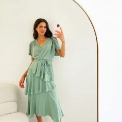 Spicy Sugar Gabbie Dress - Sage