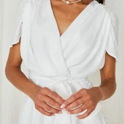 Spicy Sugar Gabbie Dress - White