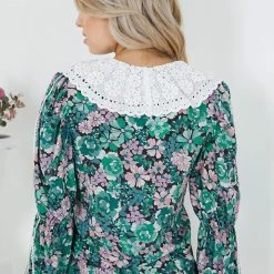 Style Box Gardner Top - Green Floral