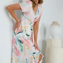 Style Box Genakar Dress - White Print