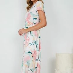 Style Box Genakar Dress - White Print