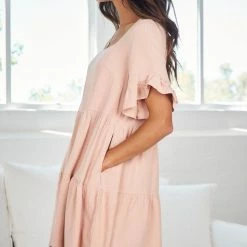 Style Box CLOTHING Georgiana Dress - Light Pink 10 Style Box CLOTHING Georgiana Dress - Light Pink