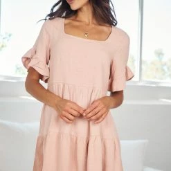 Style Box CLOTHING Georgiana Dress - Light Pink