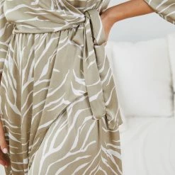 Spicy Sugar CLOTHING Giadey Dress - Dark Sage Print 15 Spicy Sugar CLOTHING Giadey Dress - Dark Sage Print