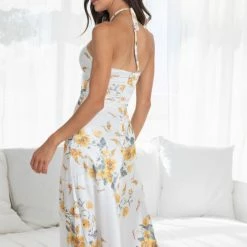 Wild Ginger Ginerva Dress - White Floral CLOTHING