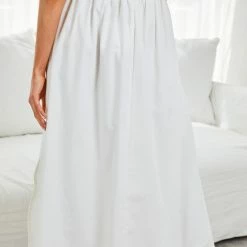 Pink Diamond Glenosa Skirt - White CLOTHING