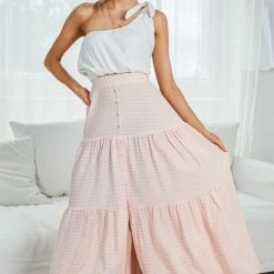 Pink Diamond CLOTHING Glenosa Top - White