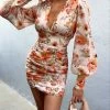 Seven Wonders (PremGroup) CLOTHING Grand Orange Mini Dress - Orange Floral 2 Seven Wonders (PremGroup) CLOTHING Grand Orange Mini Dress - Orange Floral