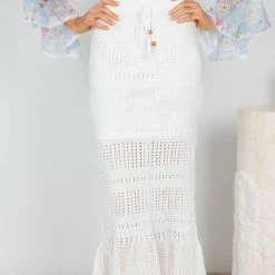 Indikah CLOTHING Graza Skirt - White