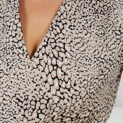 Miracle Fashion CLOTHING Greet Dress - Black Print