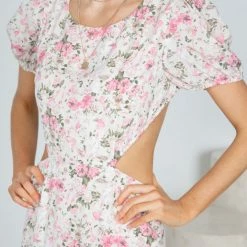 Evermore Fashion Gretel Dress - Pink Floral 12 Evermore Fashion Gretel Dress - Pink Floral