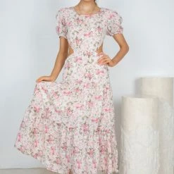 Evermore Fashion Gretel Dress - Pink Floral