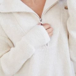 Miracle Fashion CLOTHING Grettel Knit Dress - Beige