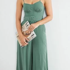 Desire CLOTHING Hagara Jumpsuit - Green