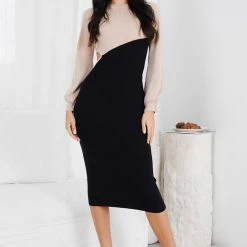 Style Box Haley Knit Dress - Multi CLOTHING