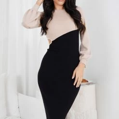 Style Box Haley Knit Dress - Multi CLOTHING