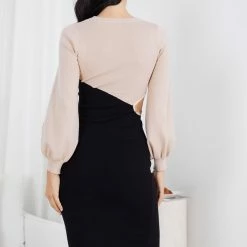 Style Box Haley Knit Dress - Multi CLOTHING