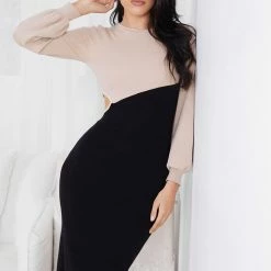 Style Box Haley Knit Dress - Multi CLOTHING