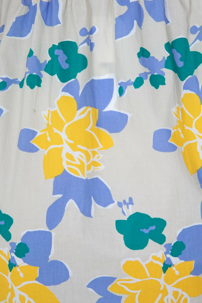 YH & Co (Chloe Yip) Hamlin Dress - Beige Floral 9 YH & Co (Chloe Yip) Hamlin Dress - Beige Floral
