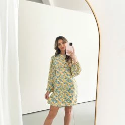 Reverse Hanna Dress - Yellow Floral