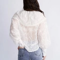 Ivory And Chain Harmony Shirt - White CLOTHING