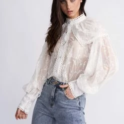Ivory And Chain Harmony Shirt - White CLOTHING