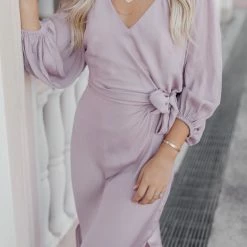 White Closet CLOTHING Heather Dress - Blush