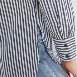 Miracle Fashion Hectorene Shirt - Black Stripe CLOTHING