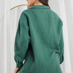 Style Box CLOTHING Helenus Shirt - Green