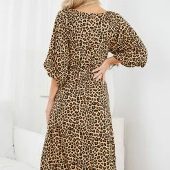 Desire Henrieta Dress - Leopard Print CLOTHING