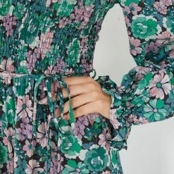 Style Box Holta Dress - Green Floral