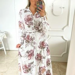 CSA (Lorraine Designs) Amabelle Dress - White Floral