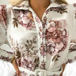 CSA (Lorraine Designs) Amabelle Dress - White Floral